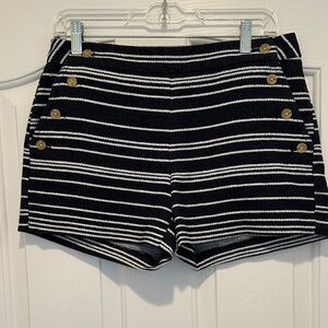 Banana Republic Navy Striped Sailor Women's Shorts